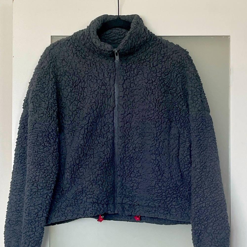 Urban Outfitters Cropped Teddy Jacket